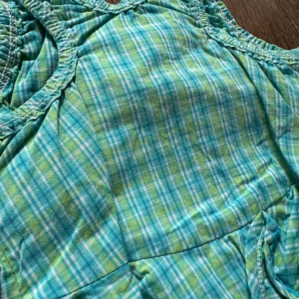 Baby The Bailey Boys One Piece Swimsuit 18 Months Blue Green Plaid Whale Boutiqu